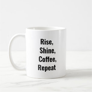 Steigung, Rhein, Kaffee, wiederholen Kaffeetasse
