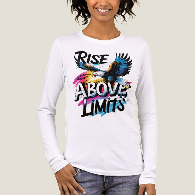 Steigung über den Grenzwerten | Bold Eagle Motivie Tri-Blend Shirt (Vorderseite)