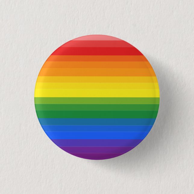 Steigungs-Gay Pride-Flaggen-Knopf Button (Vorderseite)