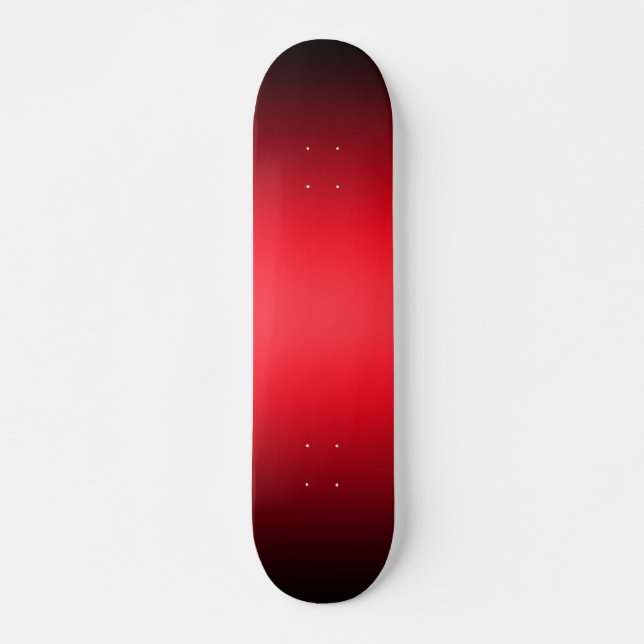 Steigungs-rote u. schwarze Skateboard-Schablone Skateboard (Vorne)