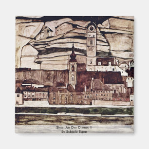 Stein an der Donau II von Schiele Egon Magnet