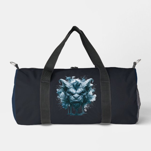 Stein-Dämon-Turnbeutel Duffle Bag (Vorderseite)