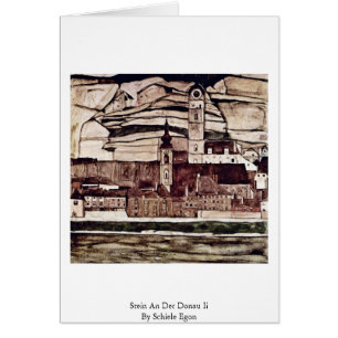 Stein ein Der Donau II durch Schiele Egon