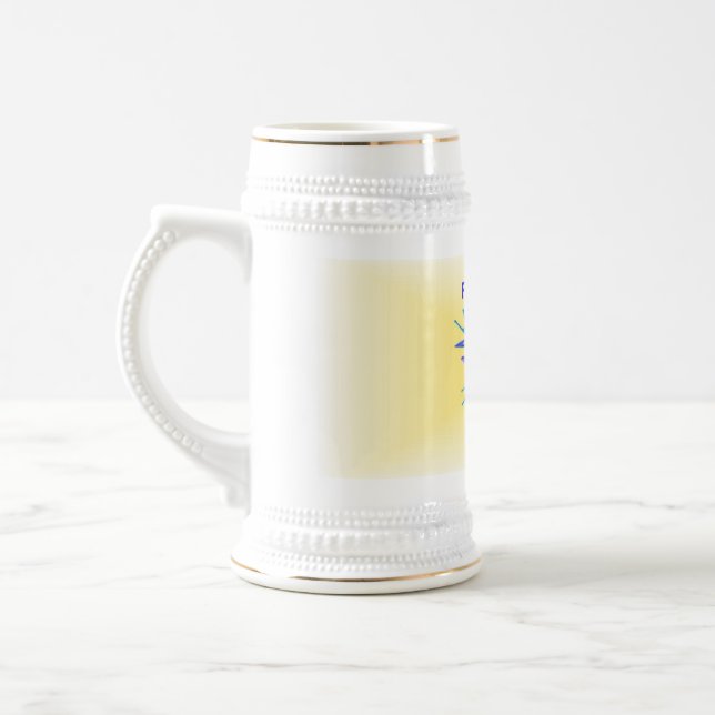 Stein - Gefühl gebraten? Bierglas (Links)