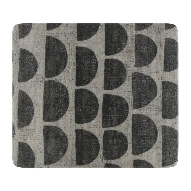 Stein - Halbrunde Schneidebrett (Vorderseite)