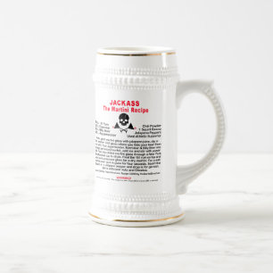 Stein - JACKASS, Der Martini Bierglas