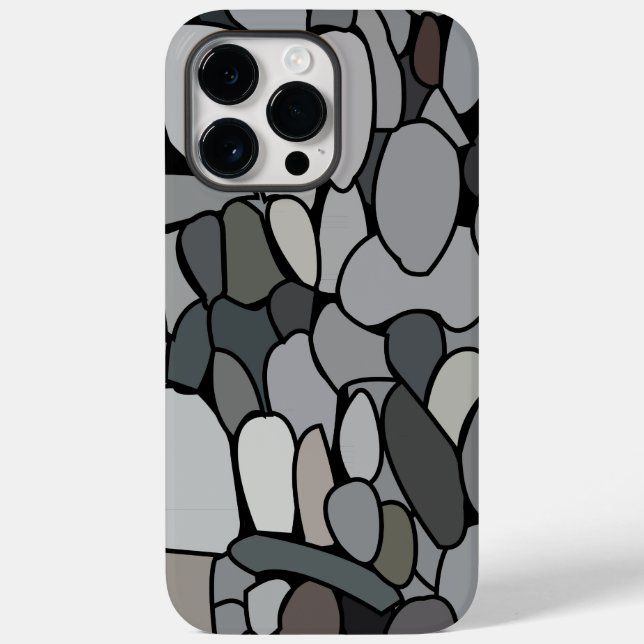 Stein Kiesel  Case-Mate iPhone Hülle (Rückseite)