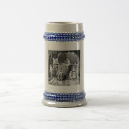 Stein mit Druck der Halle der aegirs Bierglas