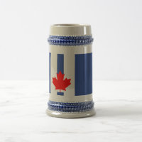 Stein mit Flagge von Toronto, Kanada