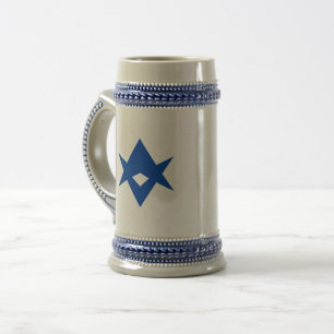 Stein-Mug mit der Flagge von Toyota City, Japan Bierglas