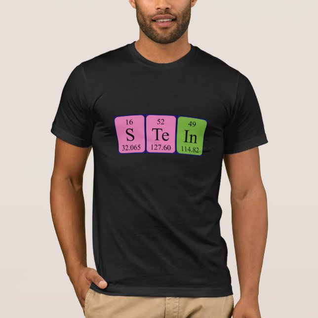 Stein Periodenname Shirt (Vorderseite)