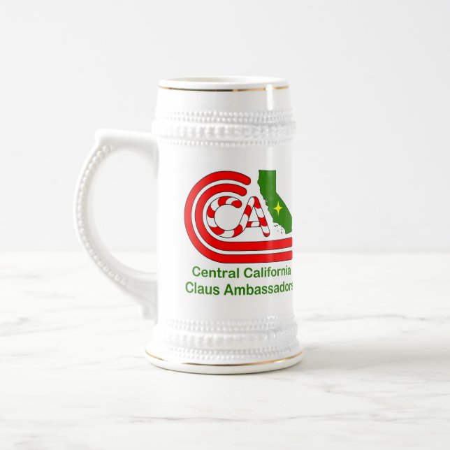 Stein - Personalisiert mit dem CCCA-Logo Bierglas (Links)