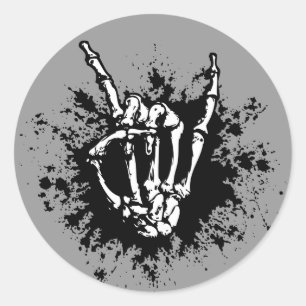 Stein Runder Aufkleber