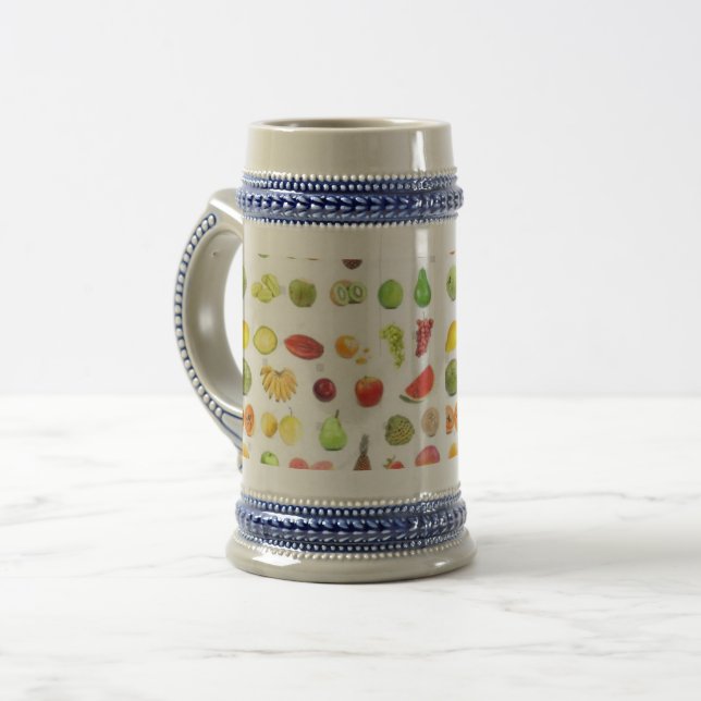 Stein-Stil-Tasse Bierglas (Vorderseite Links)