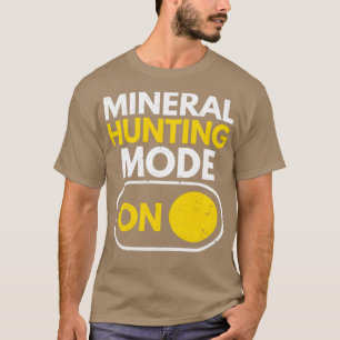 Stein Suchender Geologe Steinjäger Steinesammeln H T-Shirt