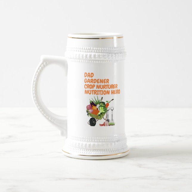 Stein Tasse für Vater Gardener (Links)