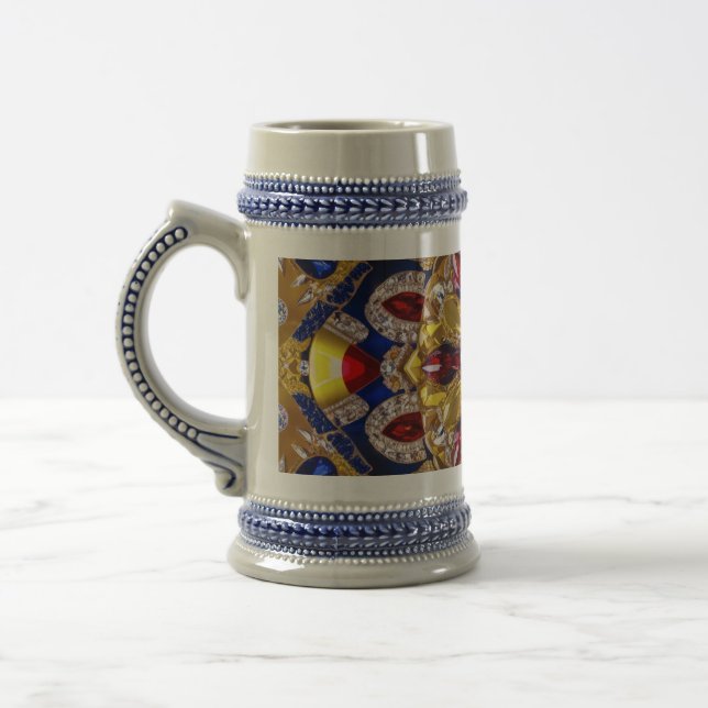 Stein Tasse mit Colombia Colors Design (Links)