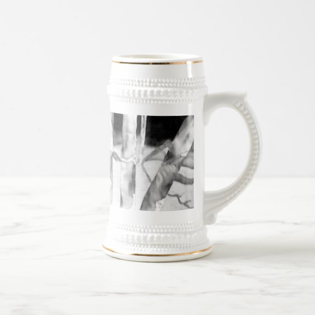 Stein: Ursprüngliche Silk Malerei von Kim Bierglas (Rechts)