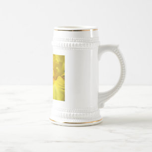 Stein Yellow Iris Blume Summer Steins Bierglas