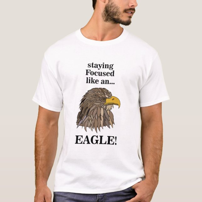 Steinadlerkopf T-Shirt (Vorderseite)