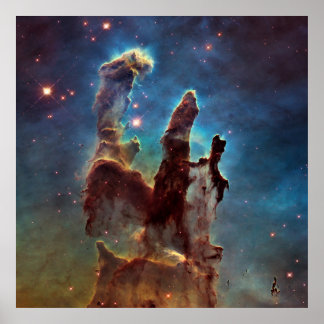 Steinadlernebel-Säulen der Schöpfung Poster