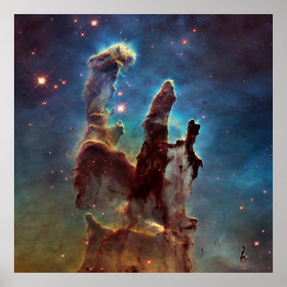 Steinadlernebel-Säulen der Schöpfung Poster
