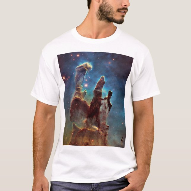 Steinadlernebel-Säulen der Schöpfung T-Shirt (Vorderseite)