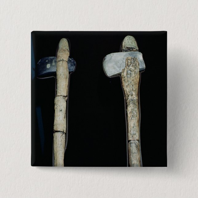 Steinäxte, prähistorisch button (Vorderseite)