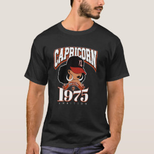 Steinbock 1975 Königin Sternzeichen Eigenschaften  T-Shirt