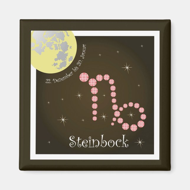 Steinbock 22 Januar Magnet (Vorne)