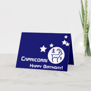 Steinbock, alles Gute zum Geburtstag! - Fertigen Karte