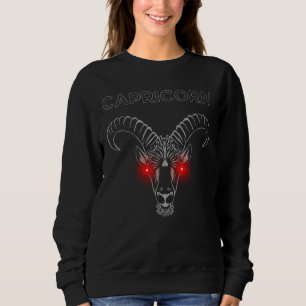 Steinbock Darkle Astrologie   Minimaler Okkulter T Sweatshirt