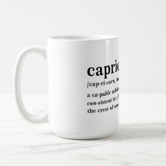 Steinbock Definition Ästhetik Astrologie Geschenk Kaffeetasse