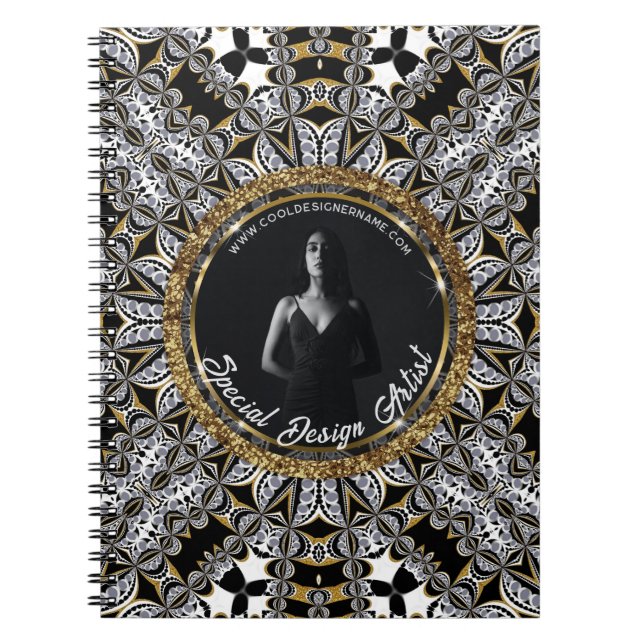 Steinbock-Erde-Energie-Farbpalette Notizblock (Vorderseite)