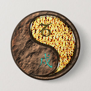 Steinbock & Feuerhund Button