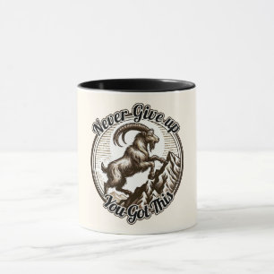 Steinbock-Geburtstag-Zodiac-Zeichen Bergziege Tasse