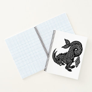 Steinbock — Heimgesuchte Tinte Zodiak Steinbock‑Fi Notizbuch