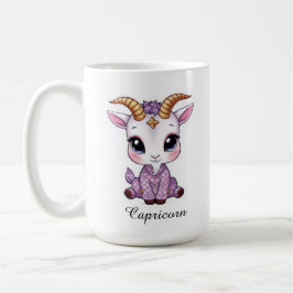 Steinbock-Himmels-Zodiak-Tasse - Rosa Seebock Kaffeetasse