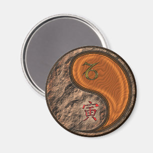 Steinbock & Holz Tiger Magnet