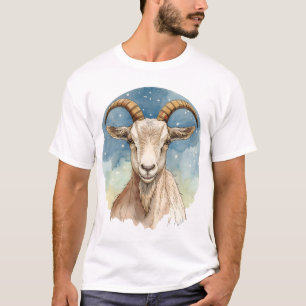 Steinbock in Watercolor Heights T-Shirt