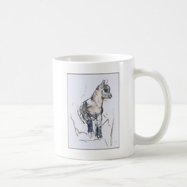 Steinbock-Kind Kaffeetasse (Rechts)