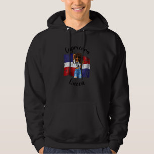 Steinbock Königin Afro Dominikanische Republik Fra Hoodie