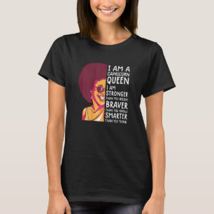Steinbock-Königin Frauen Astrologie Sternzeichen S T-Shirt