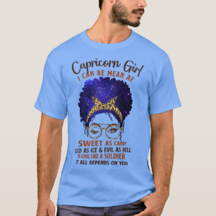 Steinbock-Königin süß wie Candy Geburtstagsgeschen T-Shirt