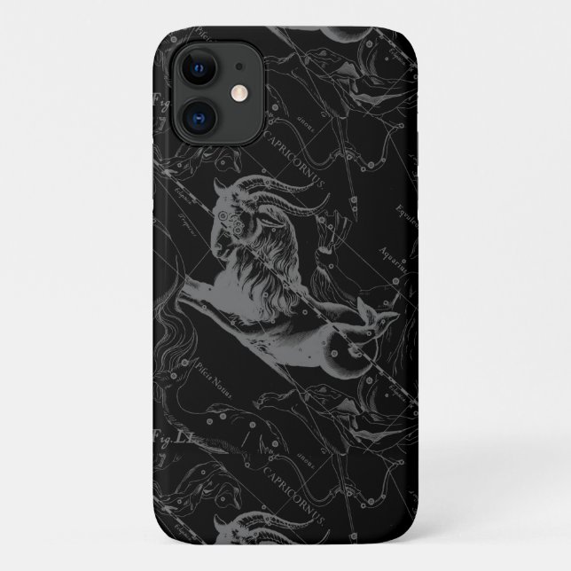 Steinbock-Konstellation Hevelius Stich 1690 Case-Mate iPhone Hülle (Rückseite)