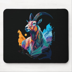 Steinbock Kunstwerk Klettern Bouldering Berge Mo Mousepad