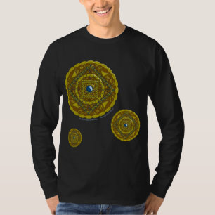 Steinbock-Mandala-Männer dunkles Shirt