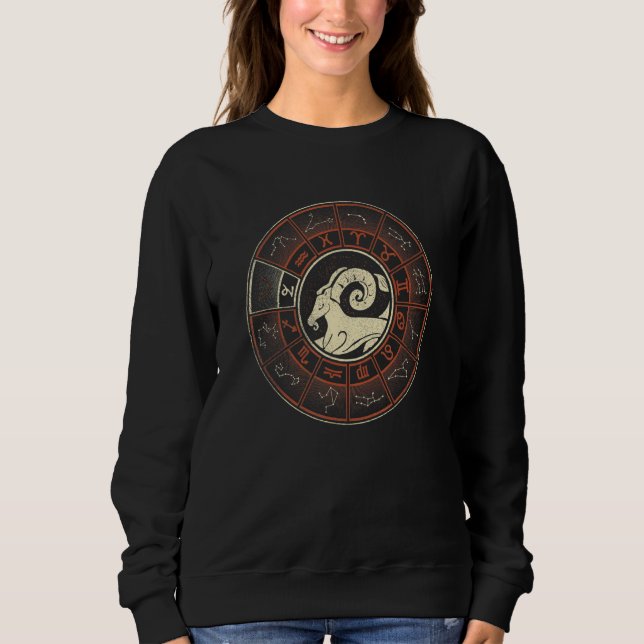 Steinbock-Mann Sternzeichen Sweatshirt (Vorderseite)