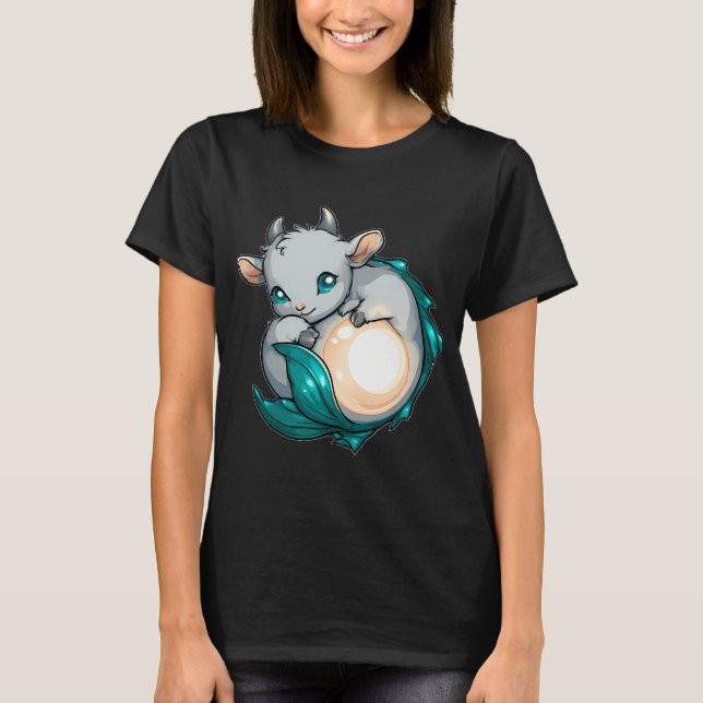 Steinbock-Meeresziege T-Shirt (Vorderseite)