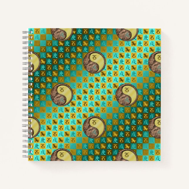 Steinbock & Metallhund Notizbuch (Vorderseite)